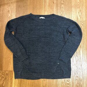 Monk and Lou Knitted Sweater with Buttons Down Back - Grey - Medium